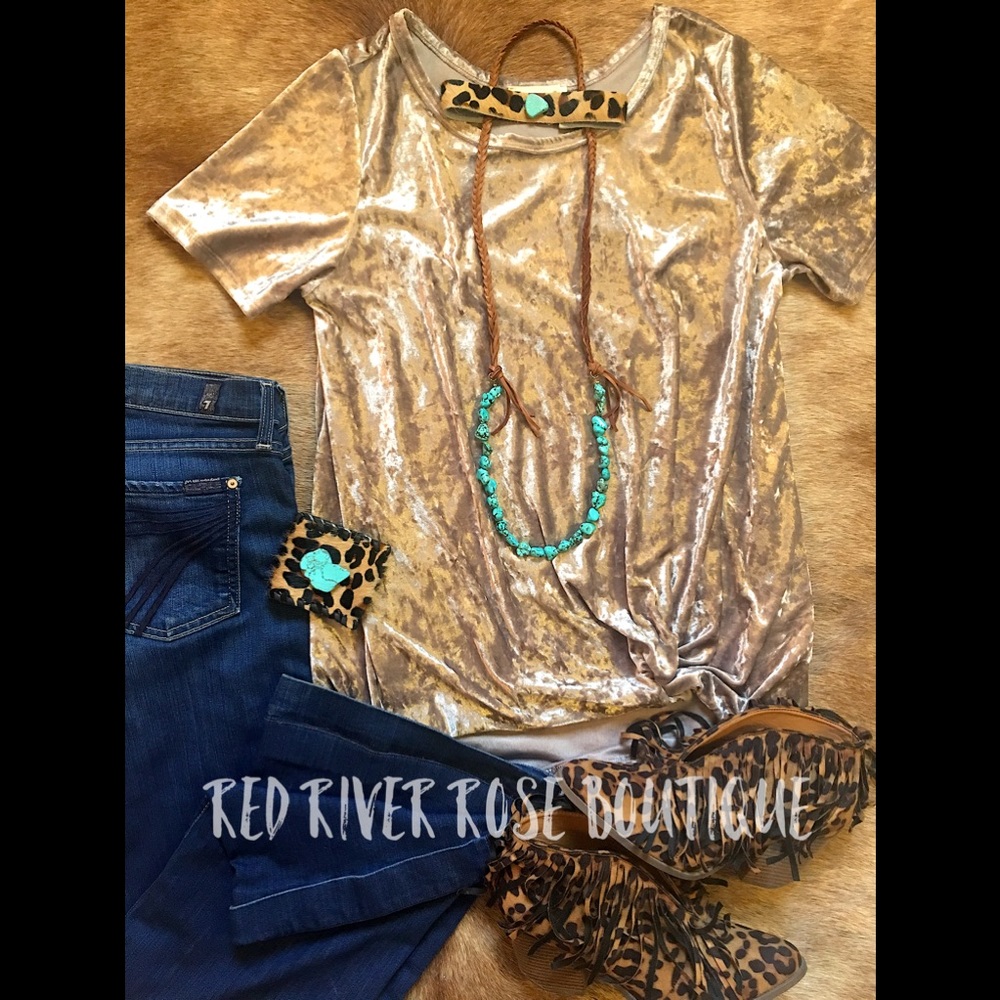 Crushed Velvet Shirt